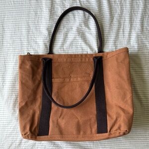 DULTON Japan Industrial Worker Bag Cotton Tote Bag - Camel Color